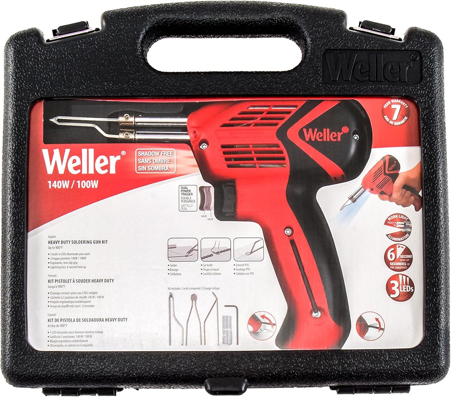 Weller Çift Güçlü Lehim Tabancası 140w/100w (Çantalı) -WLG9400k23C