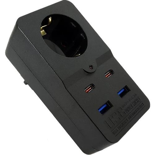 Wınnboss Akım Korumalı Priz 4 Usb 1 Priz 3438