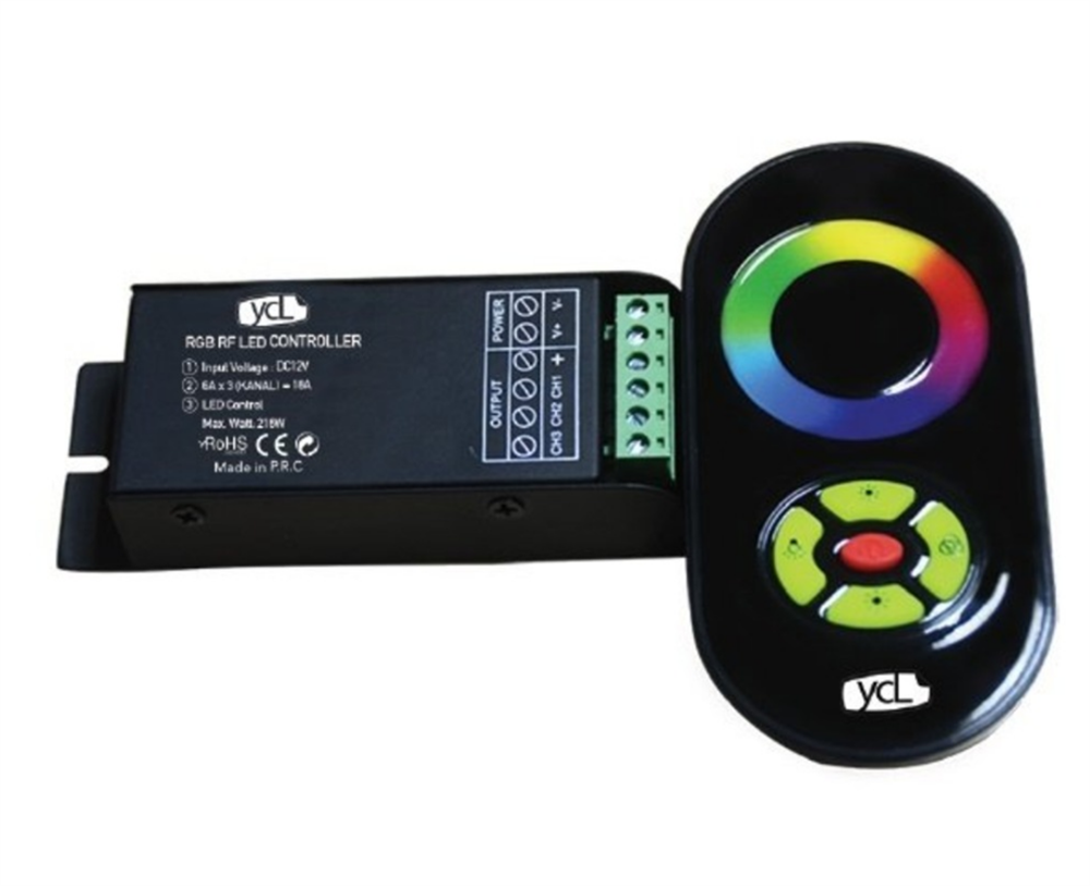 YCL 5 Tuş + Dokunmatik Rgb RF Led Kumanda PLR-180
