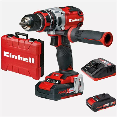  Einhell TE-CD 18 LI-İ BL Akülü Darbeli Vidalama + 18V 2,5 AH Akü + 18V 2,0 AH Akü  + Şarj Aleti