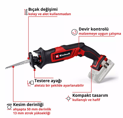 Einhell Te-Ap 18/13 Li Solo Kılıç Testere 4326315