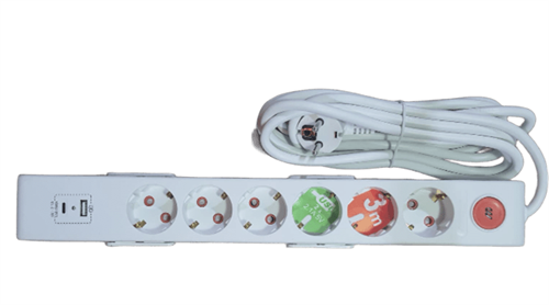 Mutlusan Ri-Tech Altılı Usb+Tytpe-C Grup Priz Ç.K 3 MT 0011756501020300