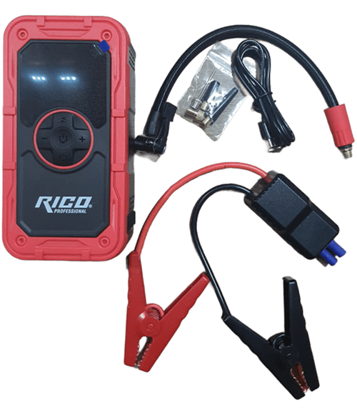 Rıco Akü Şoklama Şarjlı Hava Kompresörü 12000Mah 022-RC4073