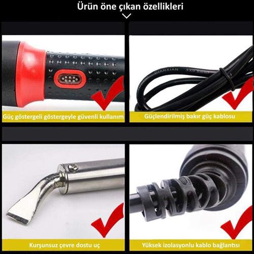 Hiye HY-X200 Kalem Havya Balta Uçlu 150 W 