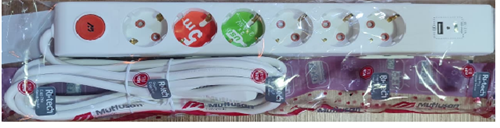 Mutlusan Ri-Tech Altılı Usb+Type-C Grup Priz Ç.K 5 MT 0011756501020500