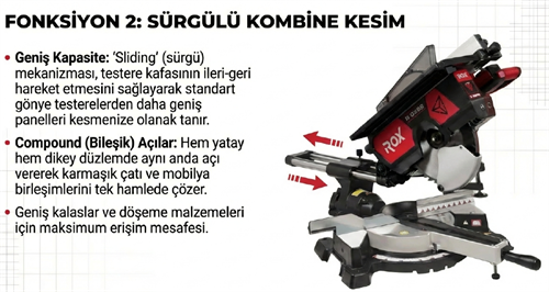 Rox Radial Gönye Kesme 315 MM 153ROX0289
