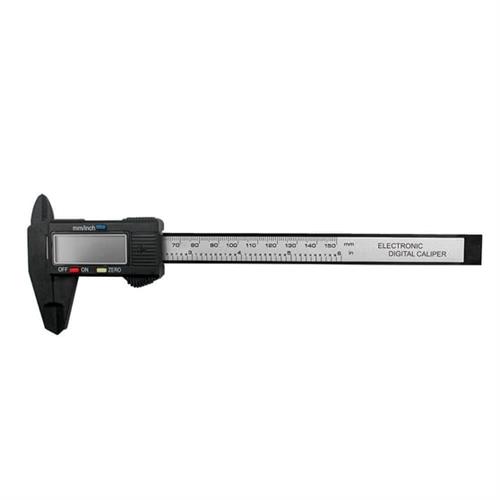 Hegi Kumpas Dijital LCD Ekran Karbon Fiber Hassas 150MM Kalınlık Ölçer