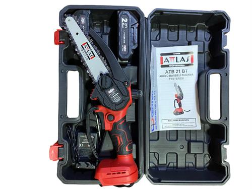 Atlas ATB 21 BT-202C 21 Volt 2x2.0 Ah Akülü Kömürsüz Budama Testeresi