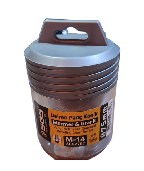 Sgs Mermer Ve Granit Delme Panç Konik M14 75MM SGS2767