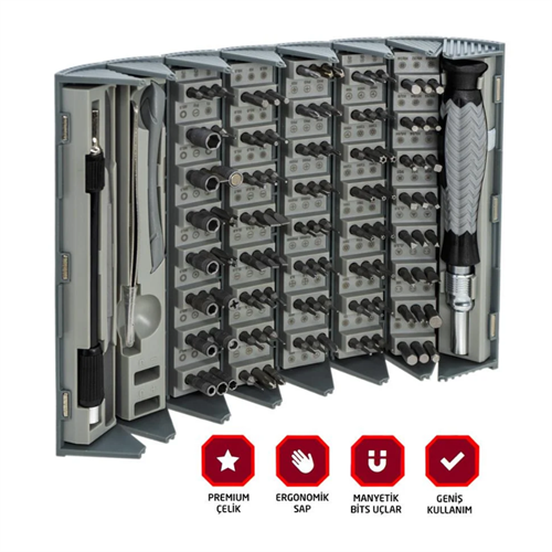 Rox 126 Parça Tornavida Seti 153ROX0307