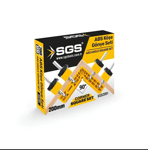 Sgs Abs Köşe Gönye Seti 200 mm SGS2091