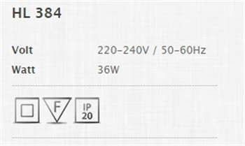 1x36W Elektronık Floresan Balast Horoz (HL384)