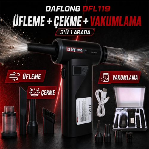 Daflong Akülü Süpürge Makinası Dfl119