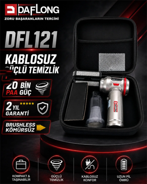 Daflong Akülü Süpürge Makinası DFL121