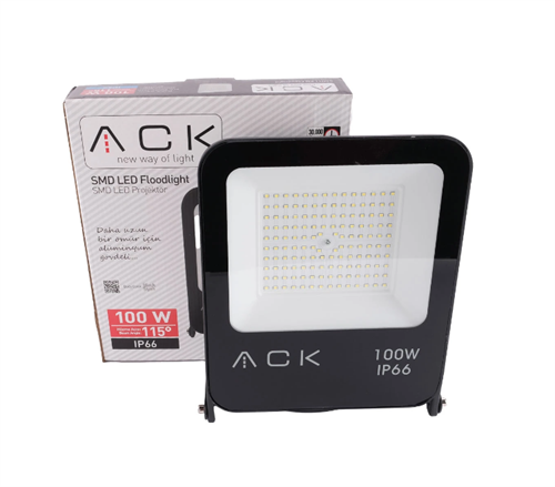 Ack Led Projektör 100W Beyaz AT62-19132