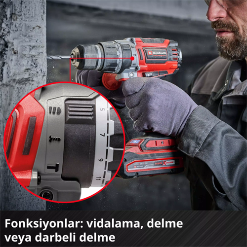 Einhell Tp-Cd 18/70 Lİ-İ BL Solo Darbeli Vidalama 4514315