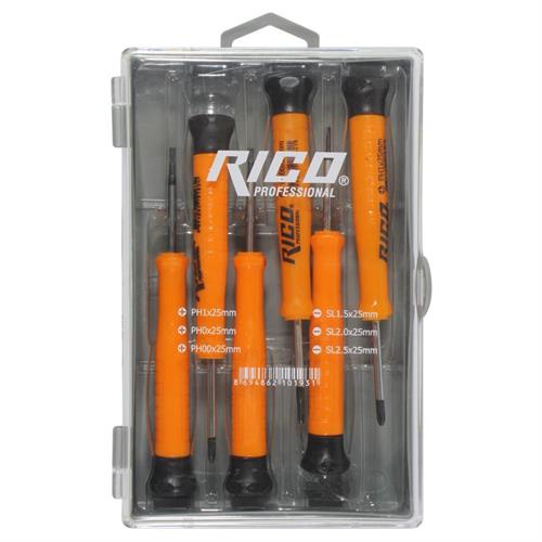 Rico 6 Parça Elektronikçi Klemens Tornavida Seti 25 mm 003-KK1968