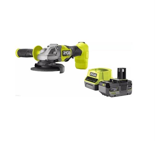 Ryobi RAG18X-1C40S 18V 125 mm Akülü Kömürsüz Avuç Taşlama 5133005614