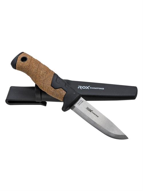 Rox Camping Bushcraft Plus Paslanmaz Çelik Kamp Bıçak Siyah 153CAMP0322