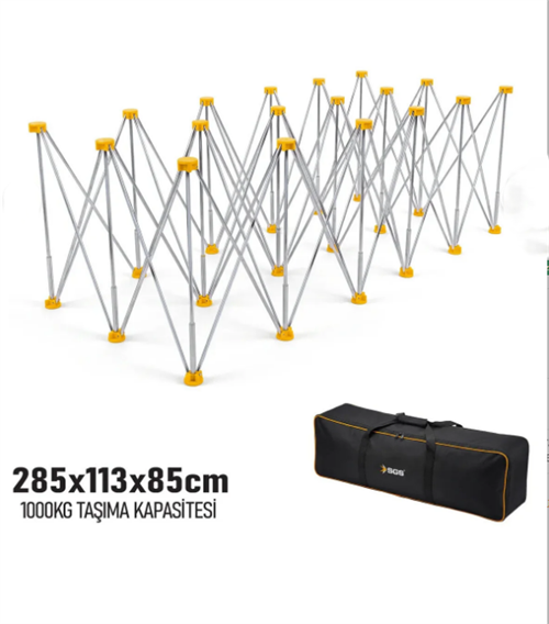 Sgs Katlanır Çalışma Tezgahı 285*113*85 Cm SGS923