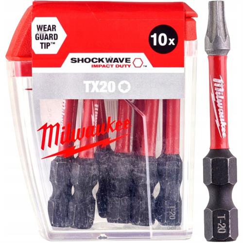 Milwaukee Bits Uç TX20 50MM 10LU Paket 4932430877