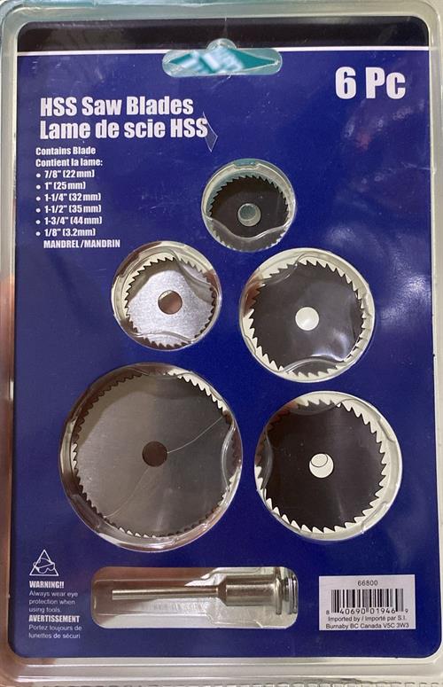 Gravür - Dremel Makinası Mini Testere Seti 6 Parça 47362
