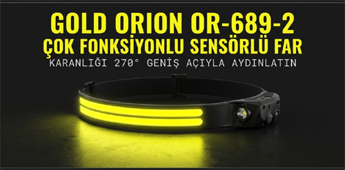 Gold Orıon Kafa Lambası Sensörlü 689-2
