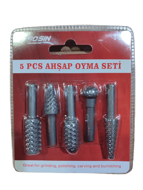 Sosin Ahşap Oyma Seti S-080