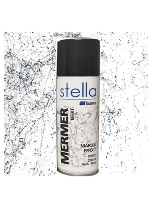 Bianca Stella Sprey Boya Mermer Efekti Siyah 200 ML