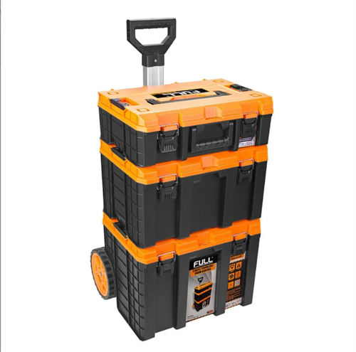 Full 3 Katlı Tekerlekli Takım ÇantasıI CASE3KTC