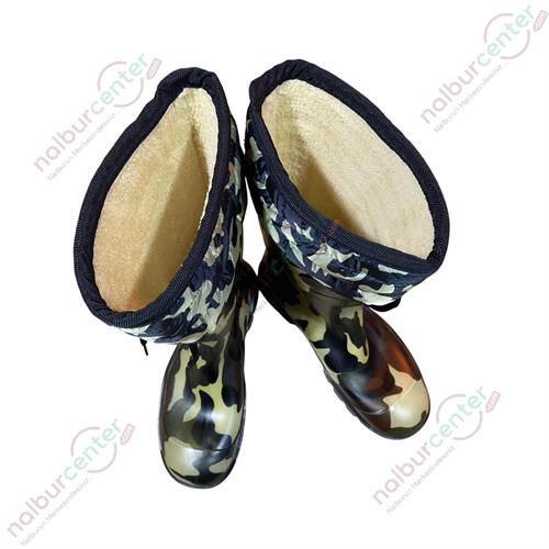 Arısan Reçber Avcı Çizmeleri Kamuflaj Kısa No:42