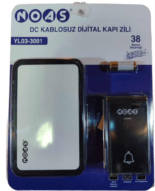 Noas Kablosuz Dijital Kapı Zili YL03-3001