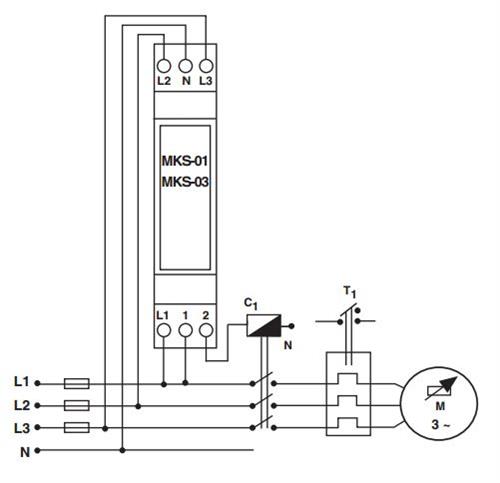 Entes MKS-03 Faz Sıralı Motor (Faz) Koruma Rölesi M1132