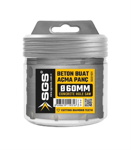 Sgs Beton Buat Açma Panç 60 mm SGS1931
