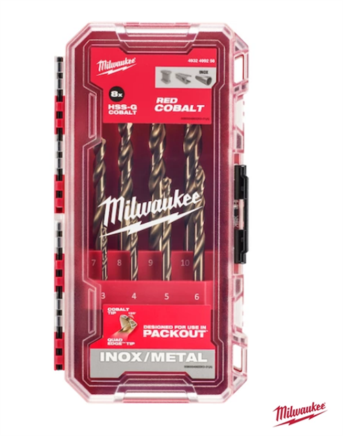 Milwaukee Metal Matkap Ucu Hss-G Cobalt 8 Parça 4932499256