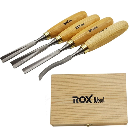 Rox Wood Ahşap Oyma Seti 4 Parça 15399076