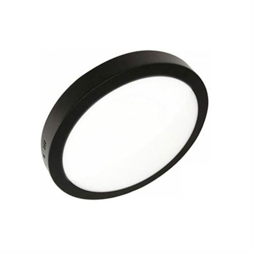 Helios Opto HS 1038 Sıva Üstü Siyah Kasa Yuvarlak LED Panel Beyaz Işık 18W