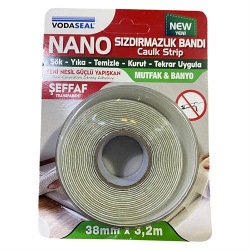Vodaseal Sızdırmazlık Bandı Şeffaf 38MM X 3.2MT