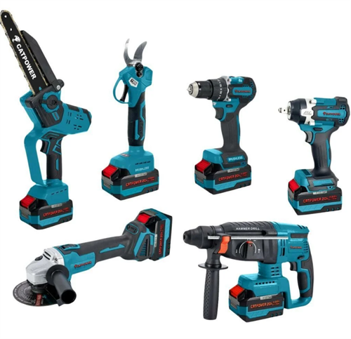 Catpower Kömürsüz Akülü 6Lı Set 1560