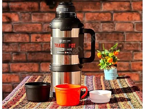 Travel Pot 3.6 LT 48 Saat Yalıtımlı Krom Renkli Termos