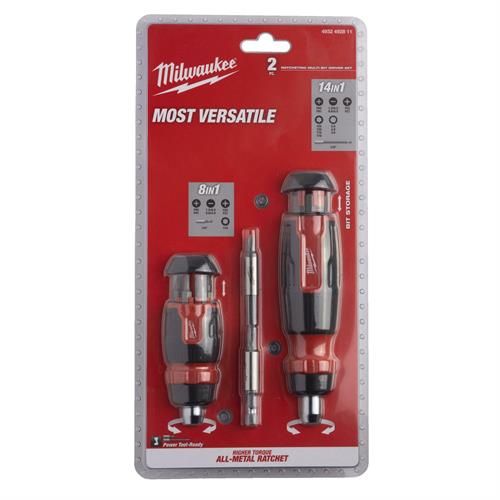 Milwaukee İkili Cırcırlı Tornavida Seti 4932492811