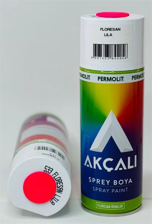 Akçalı Sprey Boya 400 ML Floresan Lila 533