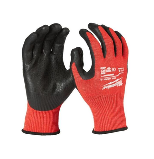 Milwaukee 3.Derece Kesik Korumalı Nitril Eldiven 9/L PK(12) 4932479013