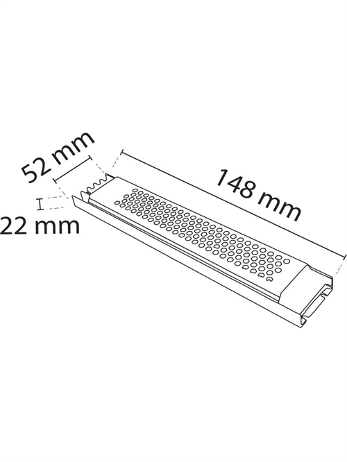 Noas Slim Led Trafo 150W 12,5A YL25-0150