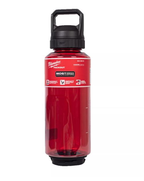 Milwaukee Packout Termos Şişe 1420 ML Kırmızı Kapaklı 4932498638