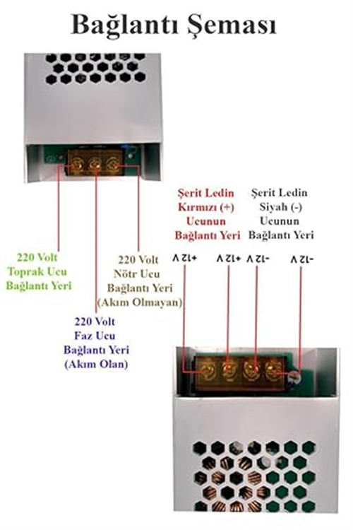 Cata Şerit Led Trafosu 21A 252W CT-2677