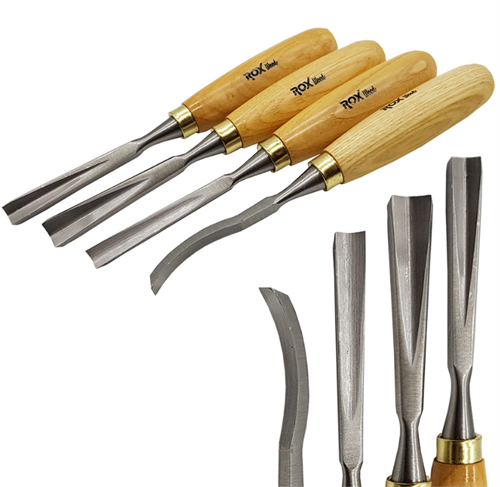 Rox Wood Ahşap Oyma Seti 4 Parça 15399076