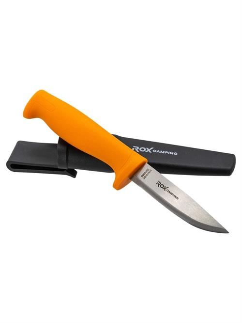 Rox Camping Bushcraft Eco Paslanmaz Çelik Kamp Bıçağı Turuncu 153CAMP0319