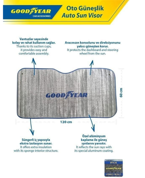 Goodyear Oto Güneşlik 401014
