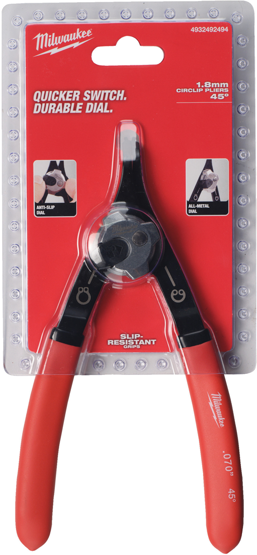 Milwaukee Segman Pensesi Büyük 45 Açılı 4932492494
